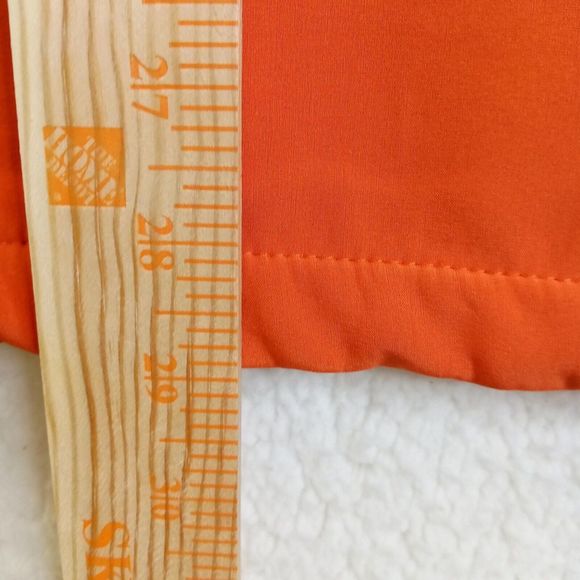 Clemson Jacket Fleece-lined Mens Large Full Zip Polyester Russell Orange - Picture 8 of 9